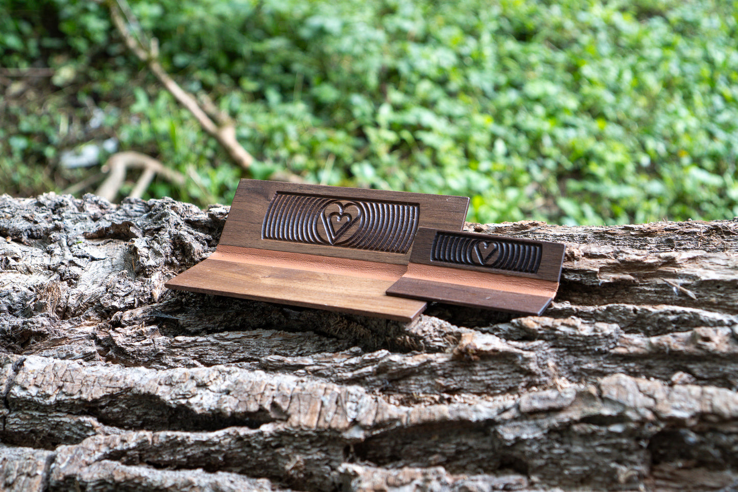 Herz Holz Grinder - RollMate mit ❤ - Groß und Klein