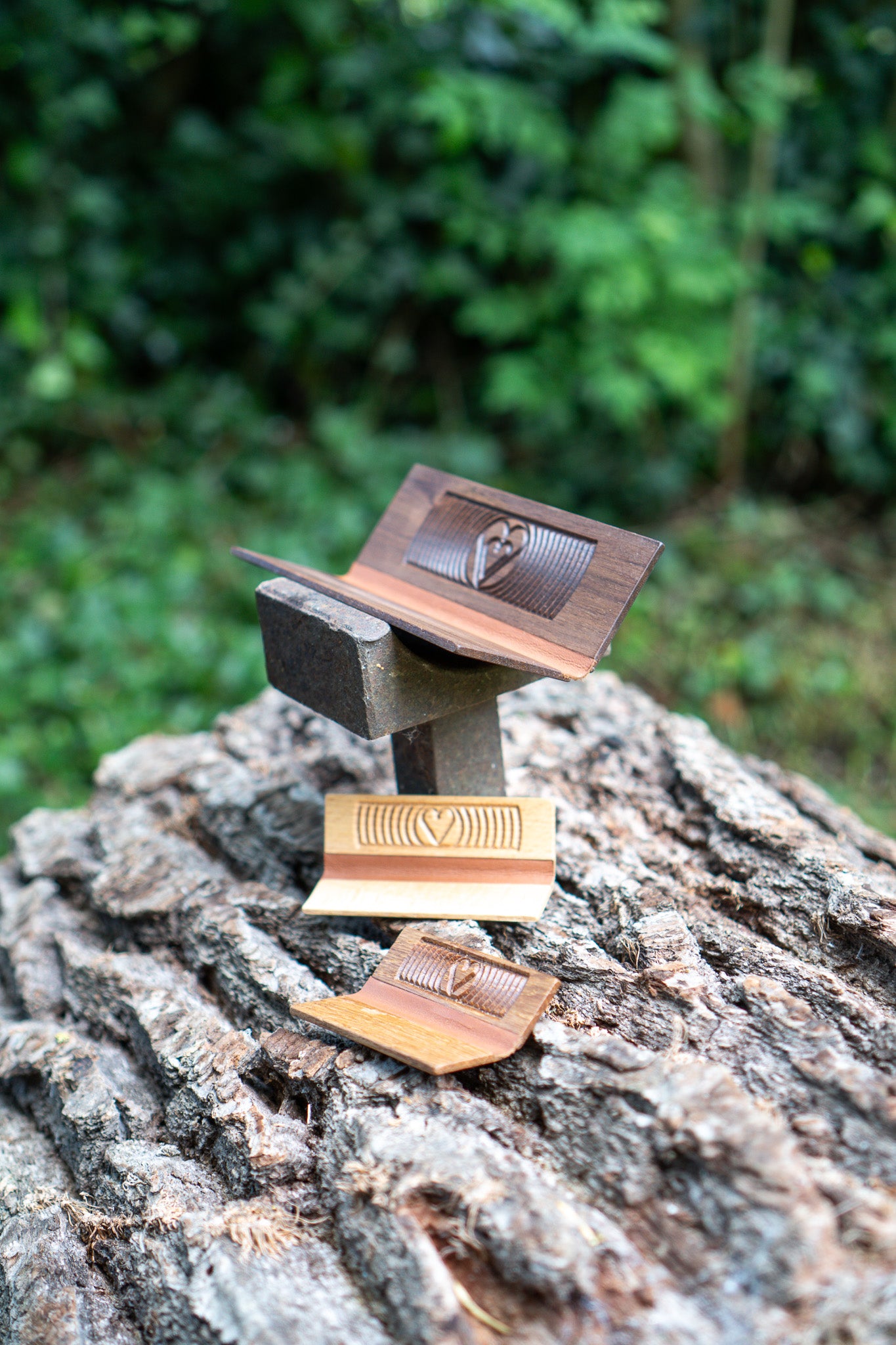 Herz Holz Grinder - RollMate mit ❤ - Große Front